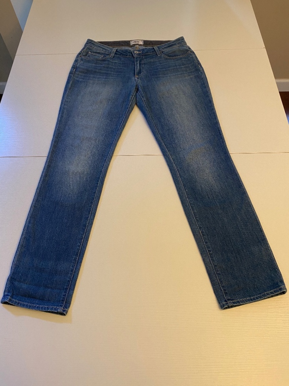 PAIGE Jimmy Jimmy Skinny Boyfriend Jeans Size 28 Medium Wash